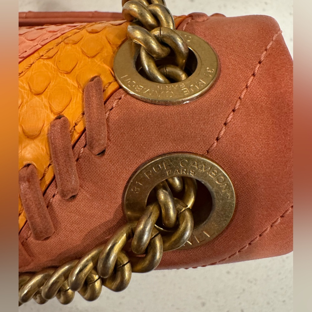 Chanel patches python flap - Picture 8 of 11